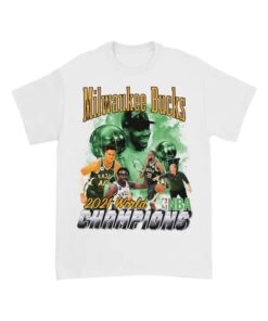 Milwaukee Bucks Vintage Nba Champions 90'S Bootleg T-Shirt