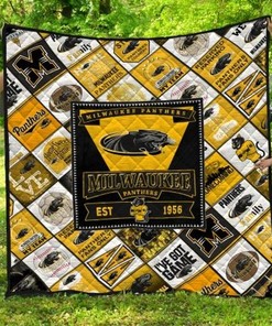 Milwaukee Panthers Ncaa Collection Combined Collected Quilt Blanket Bedding Set