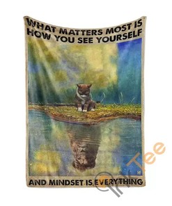 Mindset Is Sherpa Fleece Blanket Gifts for Family, for Couple