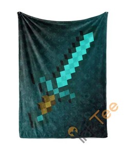 Minecraft Sherpa Fleece Blanket Gift