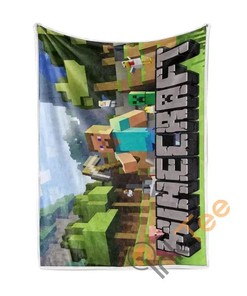Minecraft Sherpa Fleece Blanket Gifts