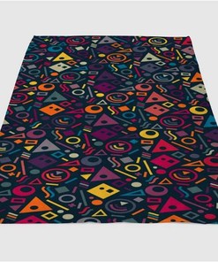 Minimalist Sherpa Fleece Blanket Gifts for Family, for Couple