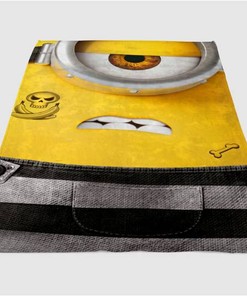 Minion Rock Sherpa Fleece Blanket Gifts for Family, for Couple