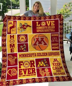 Minnesota Golden Gophers Ncaa Loved Quilt Blanket Bedding Set