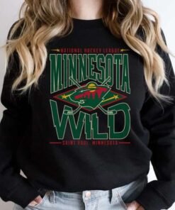 Minnesota Hockey 90S Nhl Crewneck Sweatshirt
