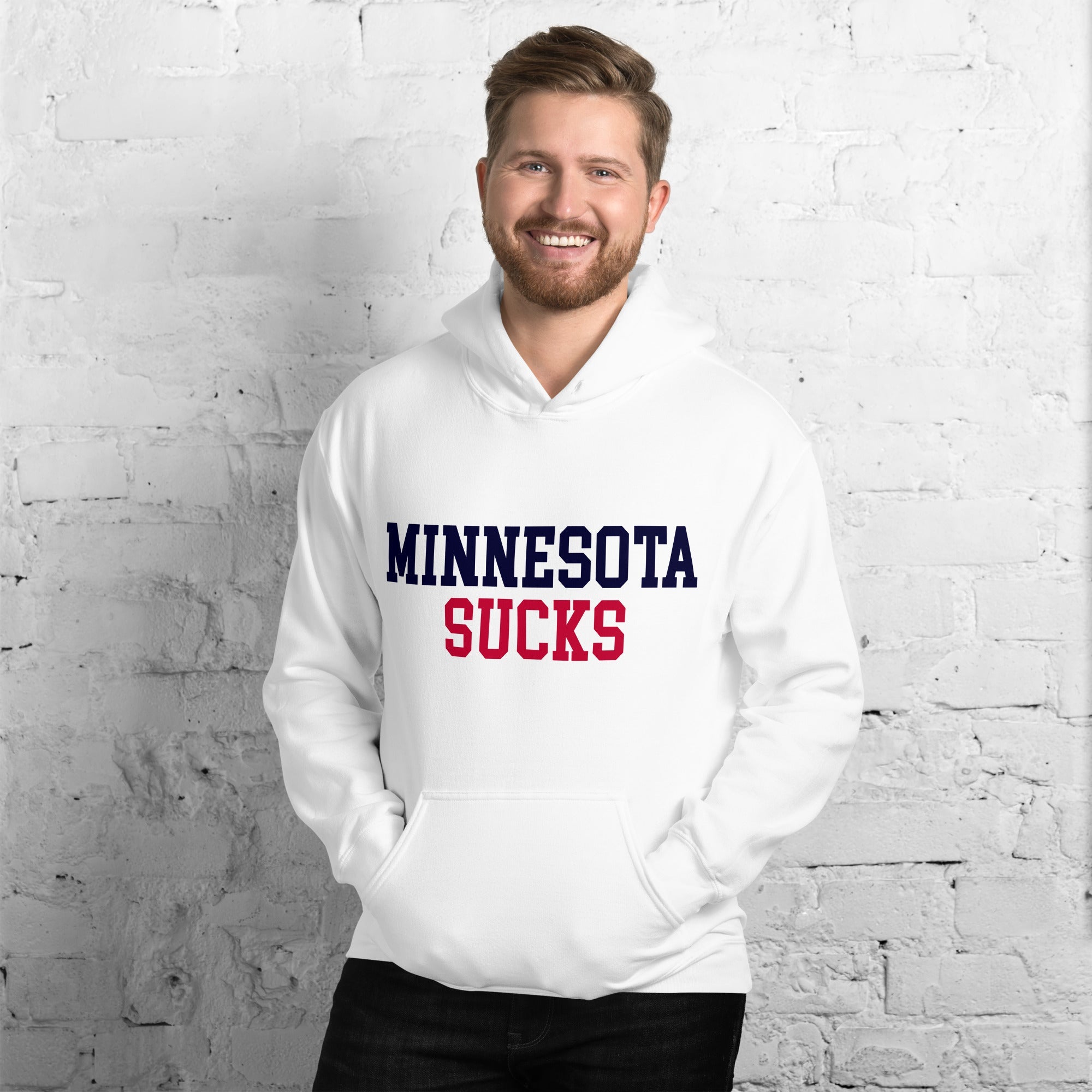 Minnesota Sucks Wisconsin Rivalry Hoodie Sweatshirt Shirt Gifts for Fans - Image 2