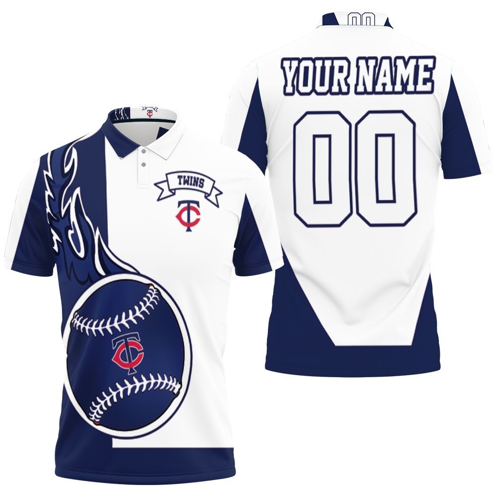 Minnesota Twins Personalized 3D All Over Print Polo Shirt
