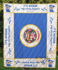 Minnesota V1 Quilt Blanket Bedding Set