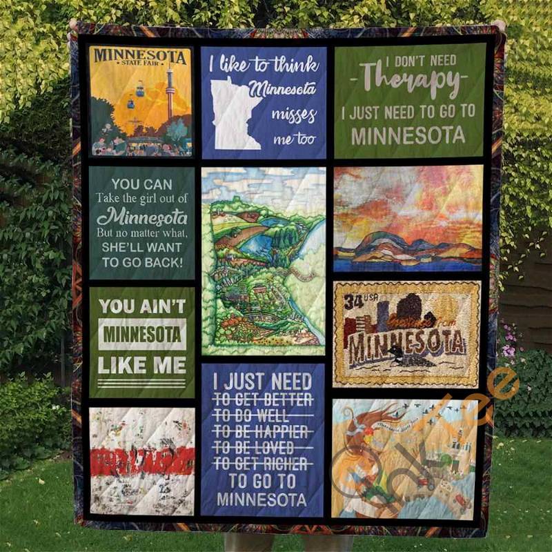 Minnesota V2 Quilt Blanket Bedding Set