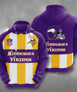 Minnesota Vikings Custom Sport All Over Print Hoodie 3D 18