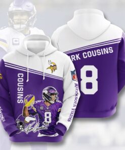 Minnesota Vikings Custom Sport All Over Print Hoodie 3D 19