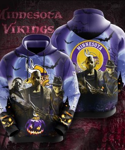 Minnesota Vikings Custom Sport All Over Print Hoodie 3D 7