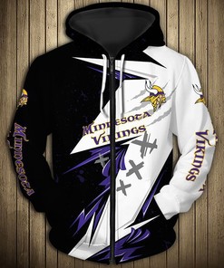 Minnesota Vikings Hoodie Thunder Graphic Gifts for Fans