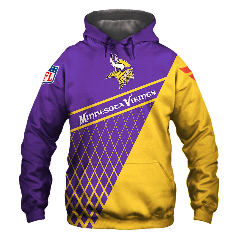 Minnesota Vikings Hoodie Zip Hoodie Gift for Fan - Image 3