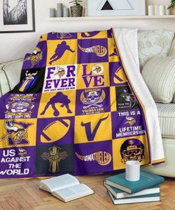 Minnesota Vikings Logo Premium Blanket for Home Décor