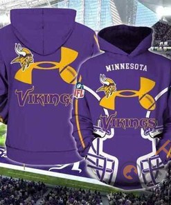 Minnesota Vikings Nlf For Vikings Fan Hoodie 3d