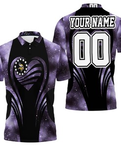 Minnesota Vikings Personalized 3D All Over Print Polo Shirt