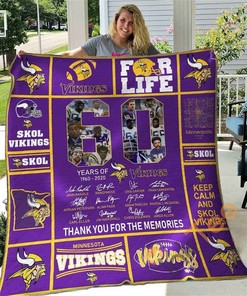Minnesota Vikings Quilt Blanket Bedding Set