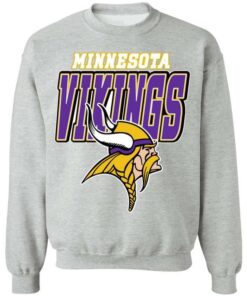 Minnesota Vikings Retro Nfl Crewneck Sweatshirt