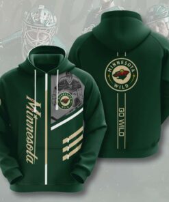 Minnesota Wild Custom Hoodie 3D