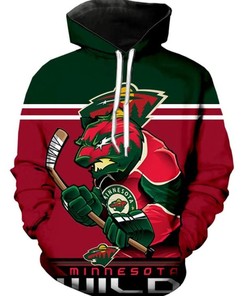 Minnesota Wild Hoodie 3D Ultra-Cool Long Sleeve Gift for Fans
