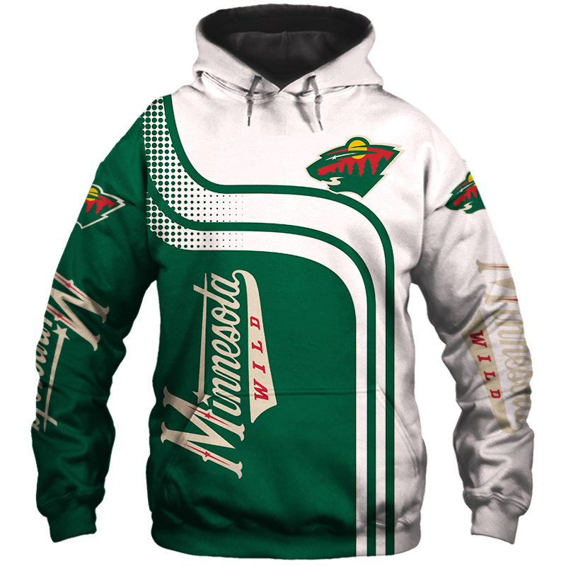 Minnesota Wild Hoodie Zip Hoodie Pullover Gift for Fans