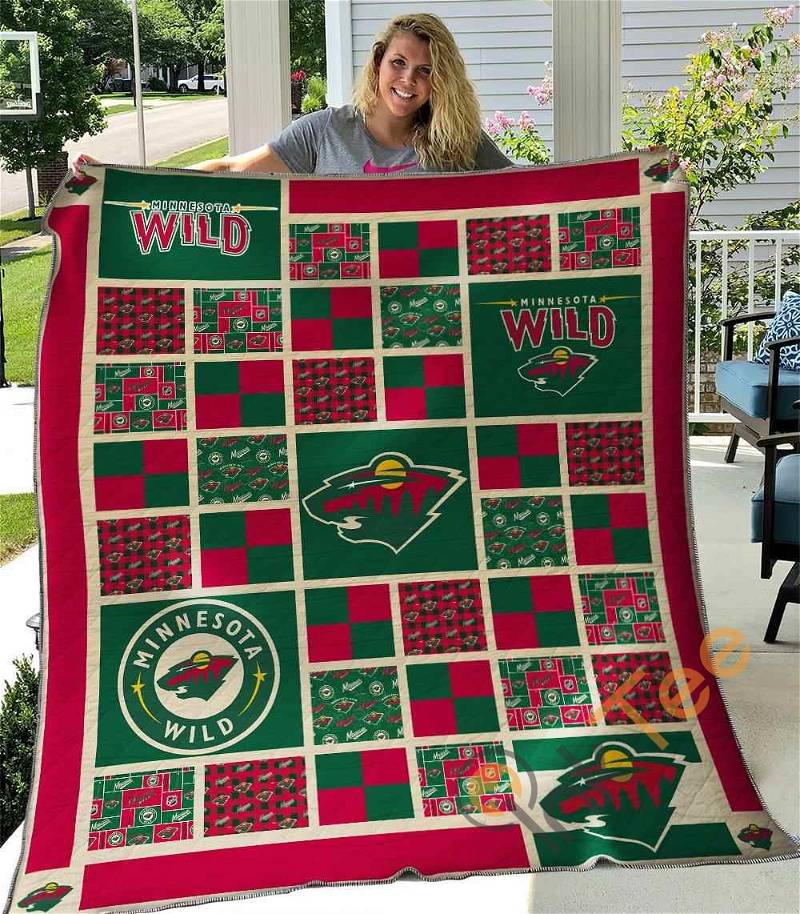Minnesota Wild Quilt Blanket Bedding Set