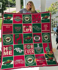 Minnesota Wild Quilt Blanket Bedding Set With Pilliwcases Option
