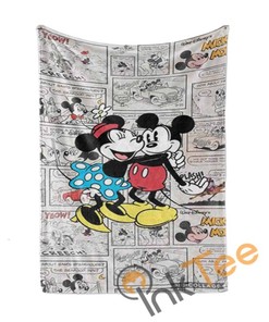 Minnie And Mickey Mouse Couple Limited Edition Sherpa Fleece Blanket