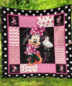 Minnie Mouse Gift Idea For Disney Fan Quilt