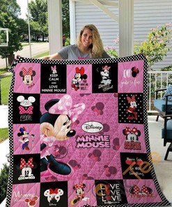 Minnie Mouse Quilt Blanket Bedding Set