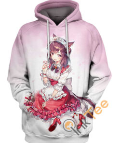 Miqo?te Maid Uniform Hoodie 3D