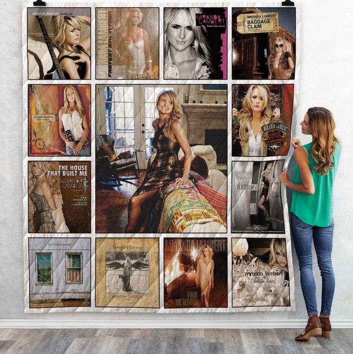 Miranda Lambert Album Collected Quilt Blanket Bedding Set