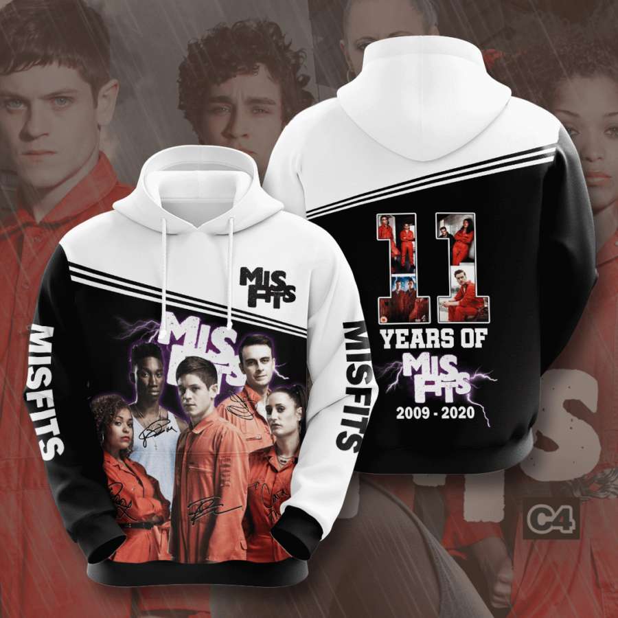 Misfits Custom Sport All Over Print Hoodie 3D