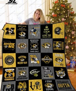 Missouri Tigers Loved Quilt Blanket Bedding Set