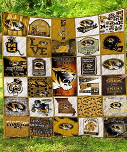 Missouri Tigers Quilt Blanket Bedding Set for Home Décor
