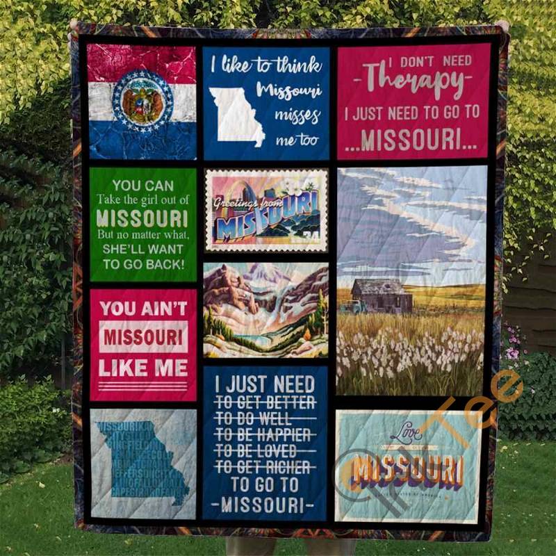 Missouri V1 Quilt Blanket Bedding Set