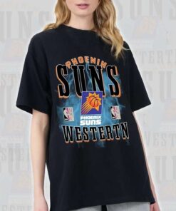 Mitchell Ness Black Phoenix Suns Hardwood T-Shirt