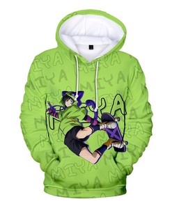 Miya Sk8 The Infinity Anime Artwork 3D Zip Hoodie