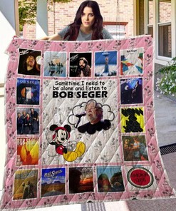 Mk Mickey Bob Seger Quilt Blanket Bedding Set for Home Décor