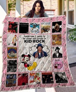 Mk Mickey Disney Kid Rock Quilt Blanket Bedding Set