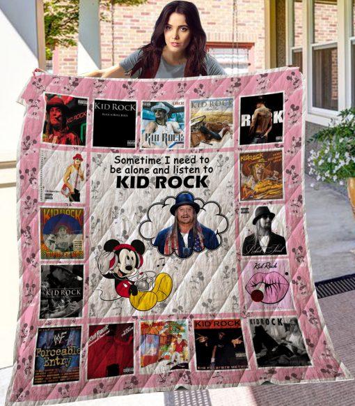 Mk Mickey Disney Kid Rock Quilt Blanket Bedding Set