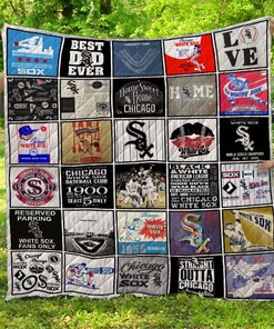 Mlb Chicago White Sox Quilt Blanket Bedding Set