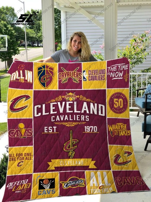 Mlb Cleveland Cavaliers Quilt Blanket Bedding Set
