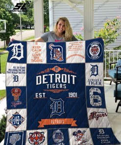 Mlb Detroit Tigers Quilt Blanket