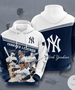 Mlb New York Yankees Legends 3D Hoodie