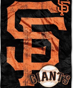 Mlb Soft Cozy Washable San Francisco Giants Sherpa Fleece Blanket Gifts for Family, for Couple
