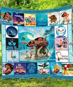 Moana Quilt Blanket Bedding Set for Home Décor