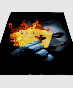 Mobile Joker Sherpa Fleece Blanket Gifts for Family, for Couple