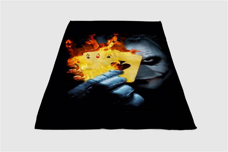 Mobile Joker Sherpa Fleece Blanket Gifts for Family, for Couple